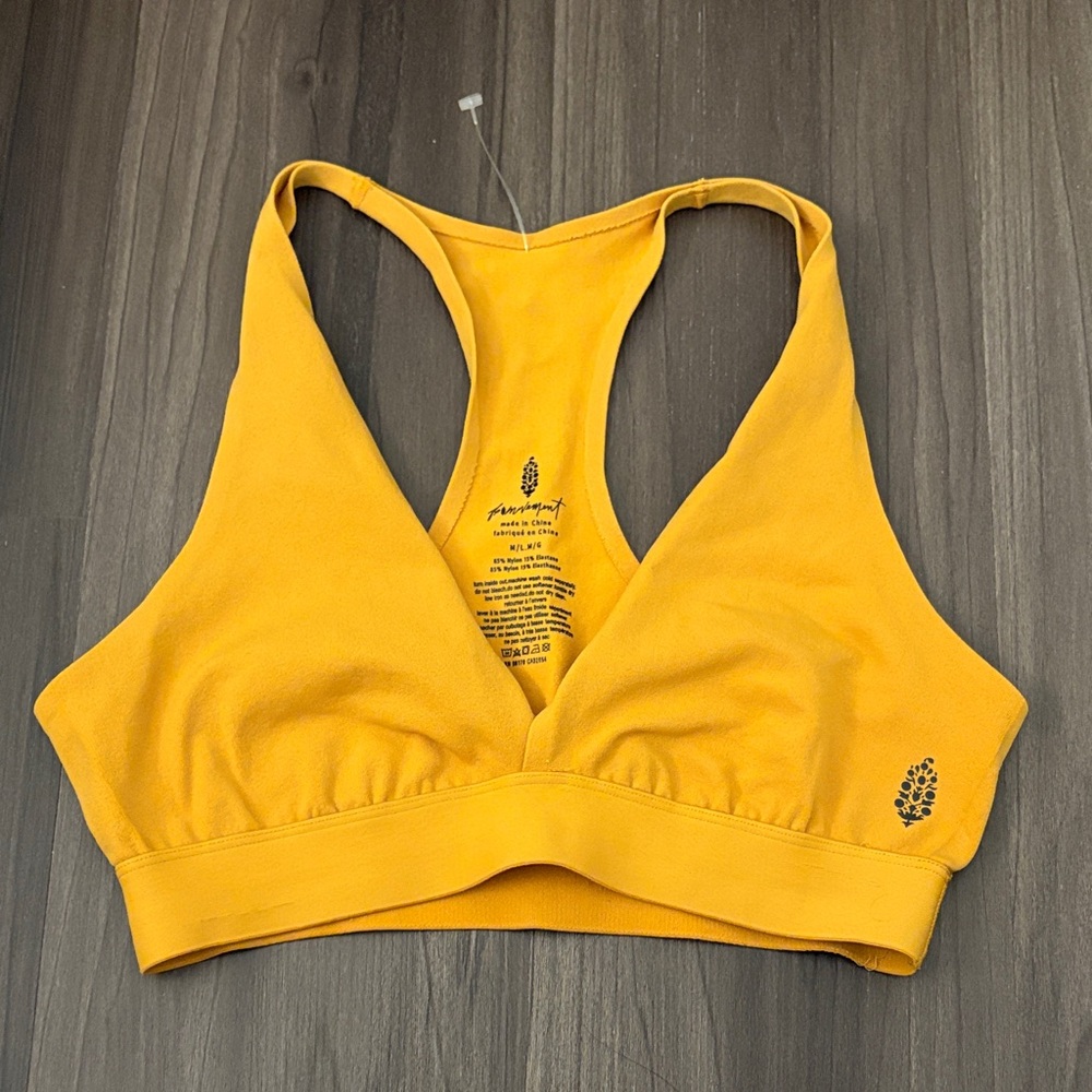 FP Movement by Free People Vibrant Yellow Sports Bra